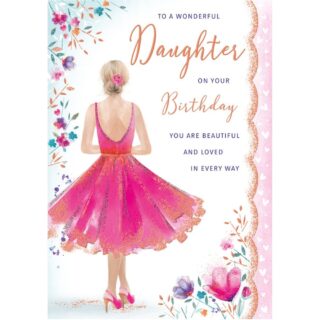 Regal - Birthday Daughter Dress Glittery - Code 75 - 6pk - C80475