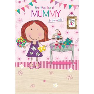 Greetings - Birthday Best Mum - Code 50 - 6pk - 50FR103
