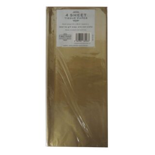 Partisan – Gold Tissue Paper – 50 x 66cm – 10 Sheets – ED-TS-GD