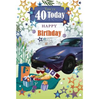 Xpress Yourself - Reflections 3d Age 40 Male Car - Code 75 - 6pk - SR7539A