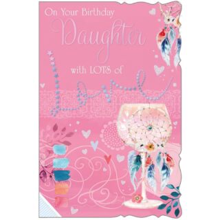 Out Of The Blue - Birthday Daughter Stars - Code 75 - 6pk - OTB17770