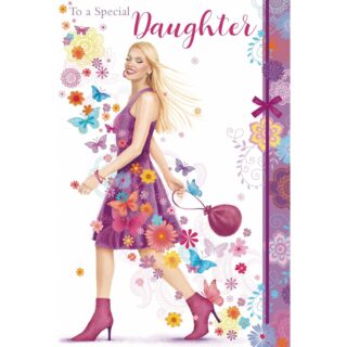 Xpress Yourself - Reflections 3d Birthday Daughter - Code 75 - 6pk - SR7505A