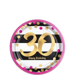 Anagram - Pink And Gold  30th Birthday Standard S40 PKT - 3716201