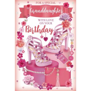 Xpress Yourself - Reflections 3d Birthday Granddaughter Heels - Code 75 - 6pk - SR7527A