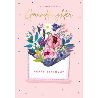 Avant Garde - Birthday Granddaughter Flowers - Code 75 - 6pk  - H90075