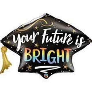 Qualatex - Your Future Is Bright Grad Cap - 41