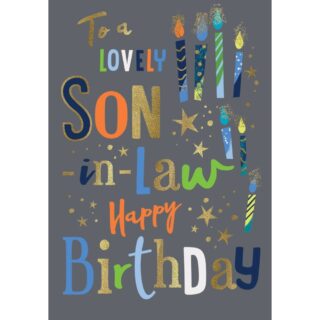 Birthday - Son-in-Law - Code 75 - 6pk - H90159