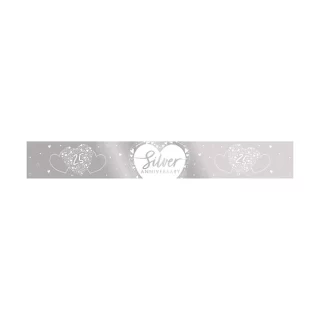Creative Party - Silver Anniversary Foil Banner - J054
