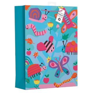 Design Group - Decoupage Insects Gift Bag - XL - YANGB30X