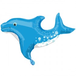 Anagram Dolphin Blue Ocean Shape Street Treat Flat - 3614702-1
