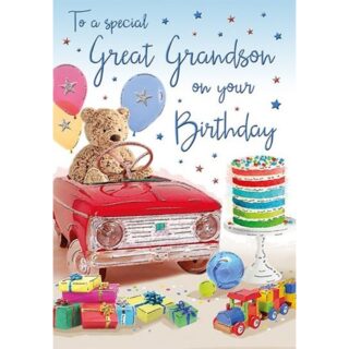 Birthday - Great-Grandson - Code 75 - 6pk - C80446