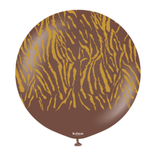 Kalisan - Safari Tiger Chocolate Brown Gold Ink  - 24