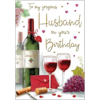 Birthday - Husband - Code 75 - 6pk - C80022