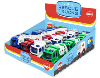 GEM - Emergency Vehicles Trucks -TOY6233OB