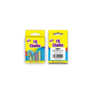 12 Col. Chalks In hanging box -  1209/48