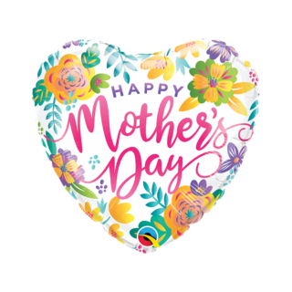 Qualatex - Spring Floral Heart Mothers Day - 18