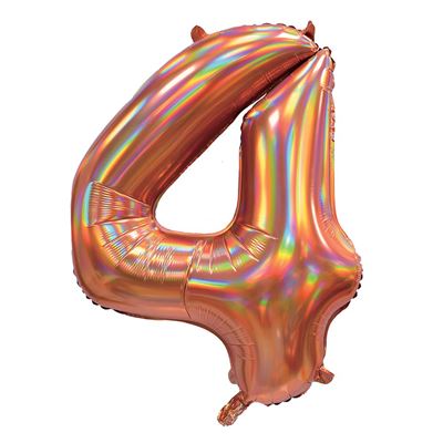 '"SENSATIONS - 30'''' Iridescent Rose Gold Number 4 -BLRF-NBRG304"'