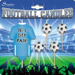 Sensations - Football Candles - City - CNFB/02