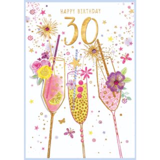 30th Birthday - MILESTONE FEM C50 - 3098730TH - Isabel's Garden