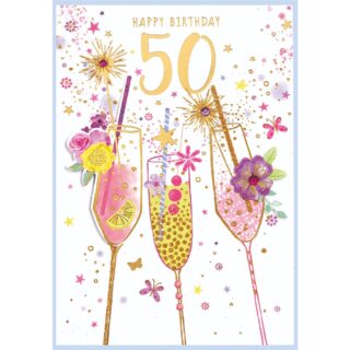 50th Birthday - MILESTONE FEM C50 - 3098750TH - Isabel's Garden