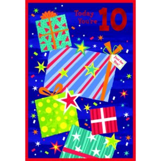 10th Birthday - JUVENILE BOY C50 - 3107010TH - Simon Elvin
