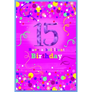 15th Birthday - JUVENILE GIRL C50 - 3107715TH - Simon Elvin