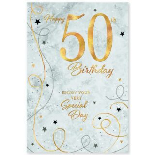 50th Birthday - MILESTONE MALE C50 - 3107950TH - Simon Elvin