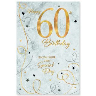 60th Birthday - MILESTONE MALE C50 - 3107960TH - Simon Elvin