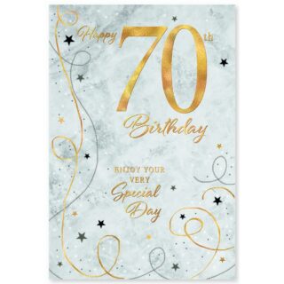 70th Birthday - MILESTONE MALE C50 - 3107970TH - Simon Elvin