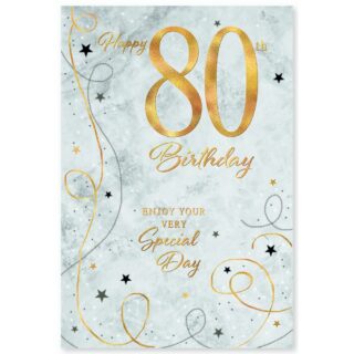 80th Birthday - MILESTONE MALE C50 - 3107980TH - Simon Elvin