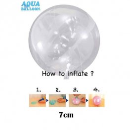 7cm Aqua Balloon - TAK320013 SOLD IN SINGLES
