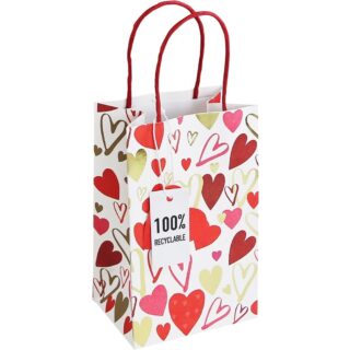 Scattered hearts perfume gift  bag - 32031-9c