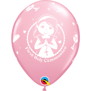 Qualatex - First Communion Girl Pink - 11