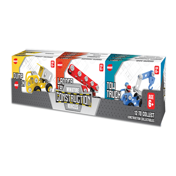 Minature Construction Vehicles PDQ - TOY6473OB