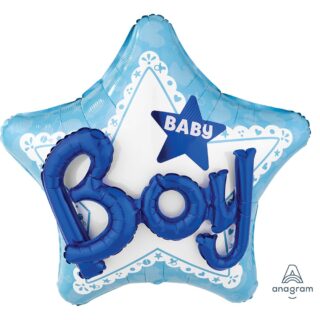 Anagram - Baby Boy Multi Foil Balloons - 53