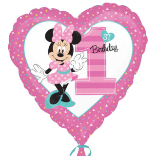 Anagram Minnie Mouse 1st Birthday Standard Foil Balloons S60