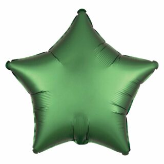 Satin Luxe Emerald Star Standard HX Unpackaged Foil Balloons S15 - 3858802