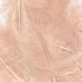 Eleganza Craft Marabout Feathers Mixed sizes 3inch-8inch 8g bag Rose Gold No.87 - 644304
