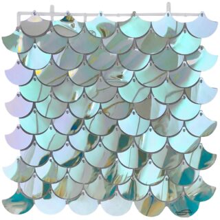 Sequin Mermaid Wall Panel Iridescent (72 Scales)