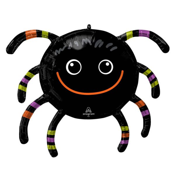Anagram Smile Spider SuperShape Foil Balloons 28"/71cm w x 26"/66cm h P35