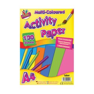 100 Sheet loose A4 Activity Paper Assorted