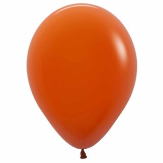 Sempertex - Fashion Colour Solid Sunset Orange  Latex Balloons 5