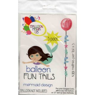 Mermaid Balloon Tail - 3ct - 14185