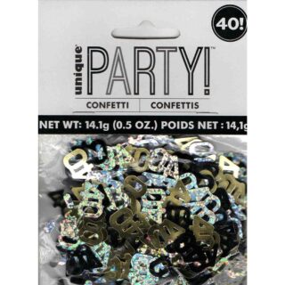 40th Birthday Confetti - 80544