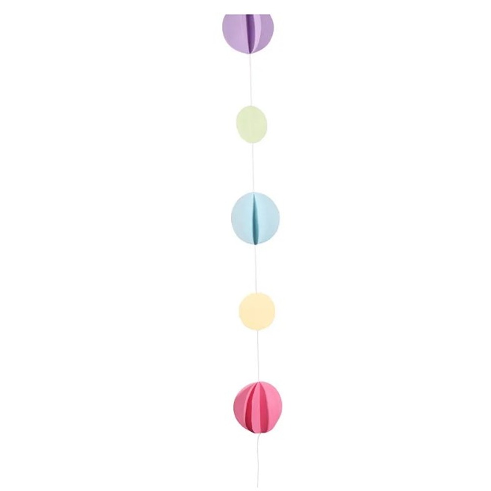 Pastel Colours Circle Balloon Tail - PA6031