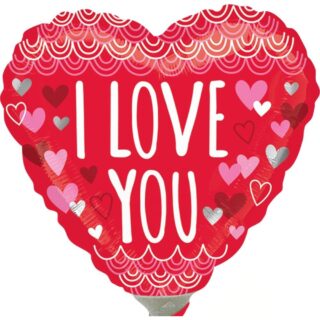 Anagram - I love You Sketchy Scallops Heart - 9