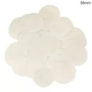 Oaktree White 55mm x 100g Paper Confetti - 643314