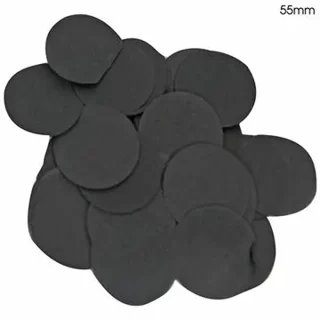 Oaktree Black 55mm x 100g Paper Confetti - 643444