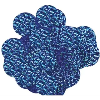 Oaktree Holographic Blue 25mm x 50g Foil Confetti - 648623