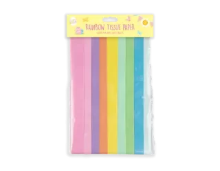 Pastel Rainbow Tissue Paper 12pk